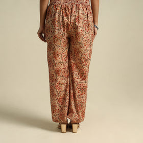  Multicolor Pedana Block Print Cotton Kalamkari Palazzo