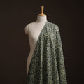 Green - Bagru Dabu Hand Block Print Natural Dyed Cotton Fabric 55