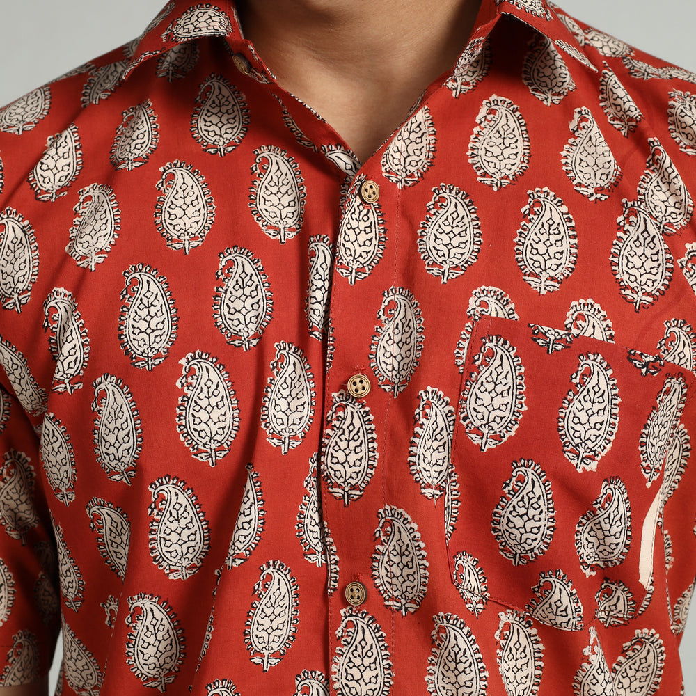 Block Printed men Shirt