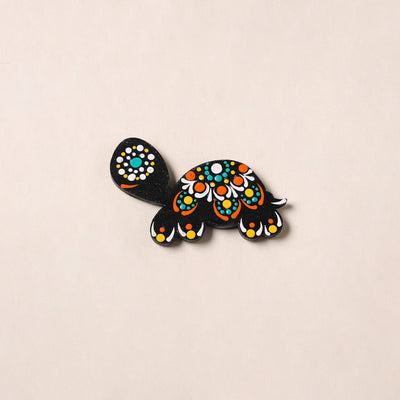 Handpainted Mandala Art Wooden Fridge Magnet 29