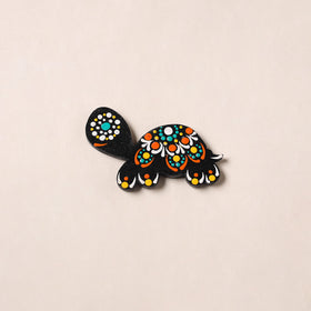 Handpainted Mandala Art Wooden Fridge Magnet 29