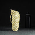 Beige Handmade Cotton 1L Water Bottle Cover