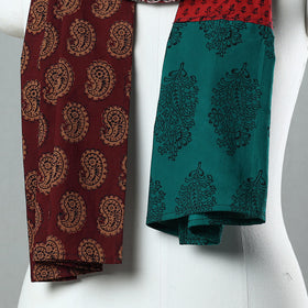  Bagh Block Printed Patchwork Cotton Stole 03 Online at iTokri.com