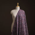 Purple - Bagru Dabu Hand Block Print Natural Dyed Cotton Fabric 56