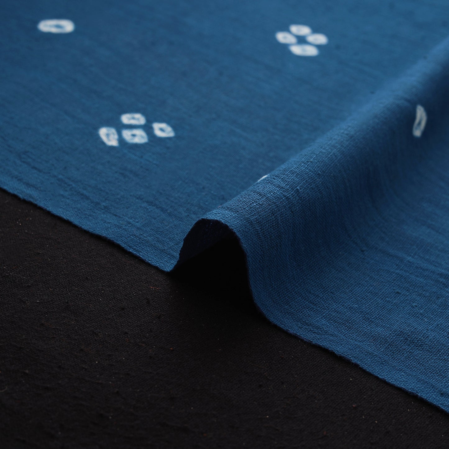 Kutch Organic Kala Cotton Pure Handwoven Bandhani Fabric 18