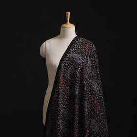 Natural Dyed Ajrakh Hand Block Print Cotton Hakoba Fabric 104