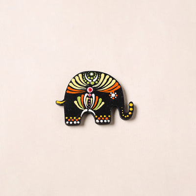 Handpainted Mandala Art Wooden Fridge Magnet 31