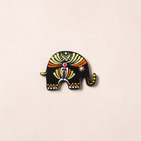 Handpainted Mandala Art Wooden Fridge Magnet 31