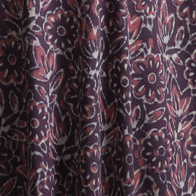 Purple - Bagru Dabu Hand Block Print Natural Dyed Cotton Fabric 56