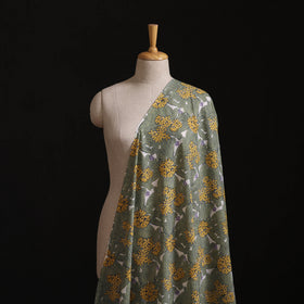 Rasa Lobhi Champa Motif Floral Hand Block Printed Cotton Fabric 14