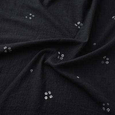 Kutch Organic Kala Cotton Pure Handwoven Bandhani Fabric 19