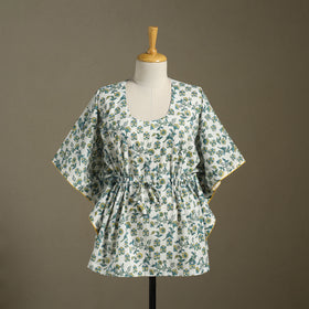 Sanganeri Block Print Cotton Kaftan (Short) 