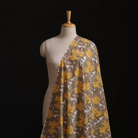 Rasa Lobhi Champa Motif Floral Hand Block Printed Cotton Fabric 12