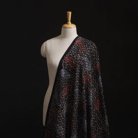 Natural Dyed Ajrakh Hand Block Print Cotton Hakoba Fabric 107