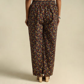  Multicolor Pedana Block Print Cotton Kalamkari Palazzo