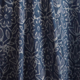 Blue - Bagru Dabu Hand Block Print Natural Dyed Cotton Fabric 57