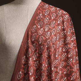 Peach - Bagru Dabu Hand Block Print Natural Dyed Cotton Fabric 58