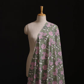 Rasa Lobhi Champa Motif Floral Hand Block Printed Cotton Fabric 09
