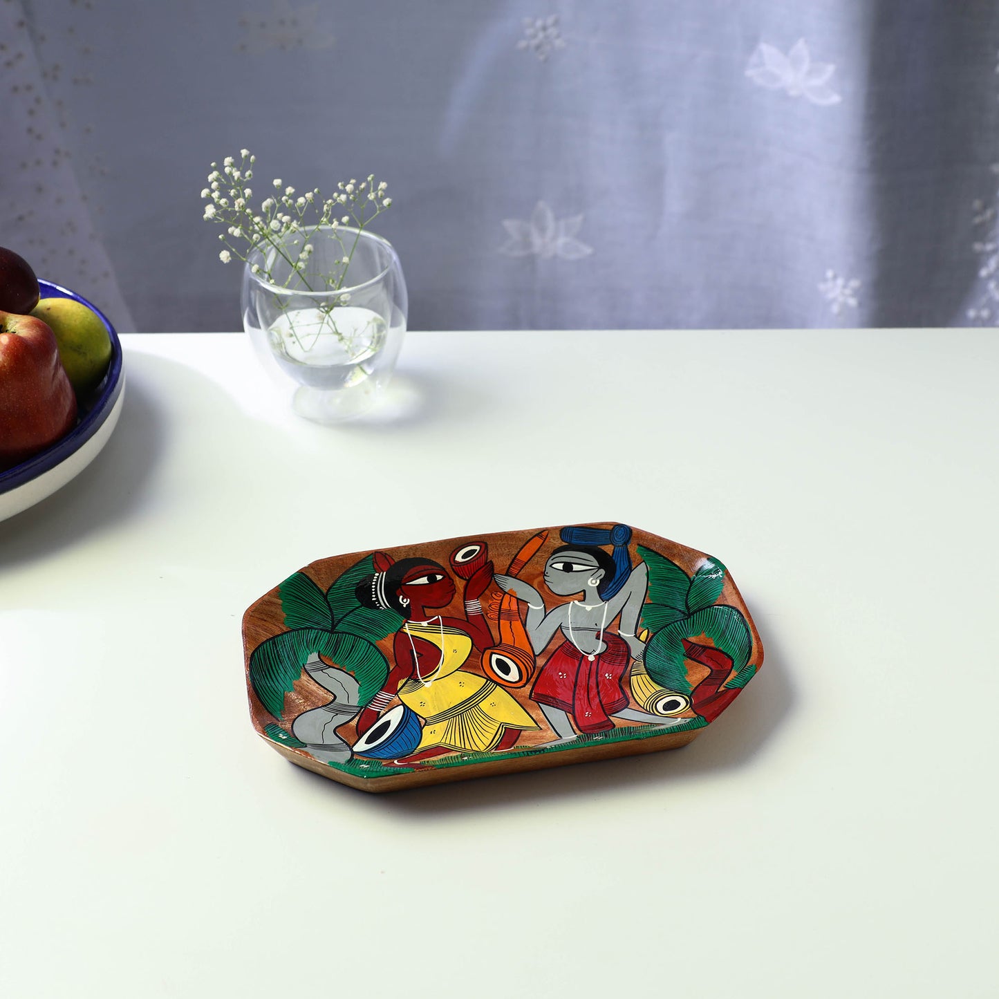 Hand Painted Wooden Tray