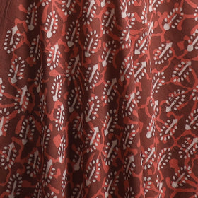 Peach - Bagru Dabu Hand Block Print Natural Dyed Cotton Fabric 58