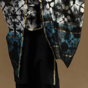 Buy Handloom Tie-Dye Chanderi Silk Shibori Dupatta