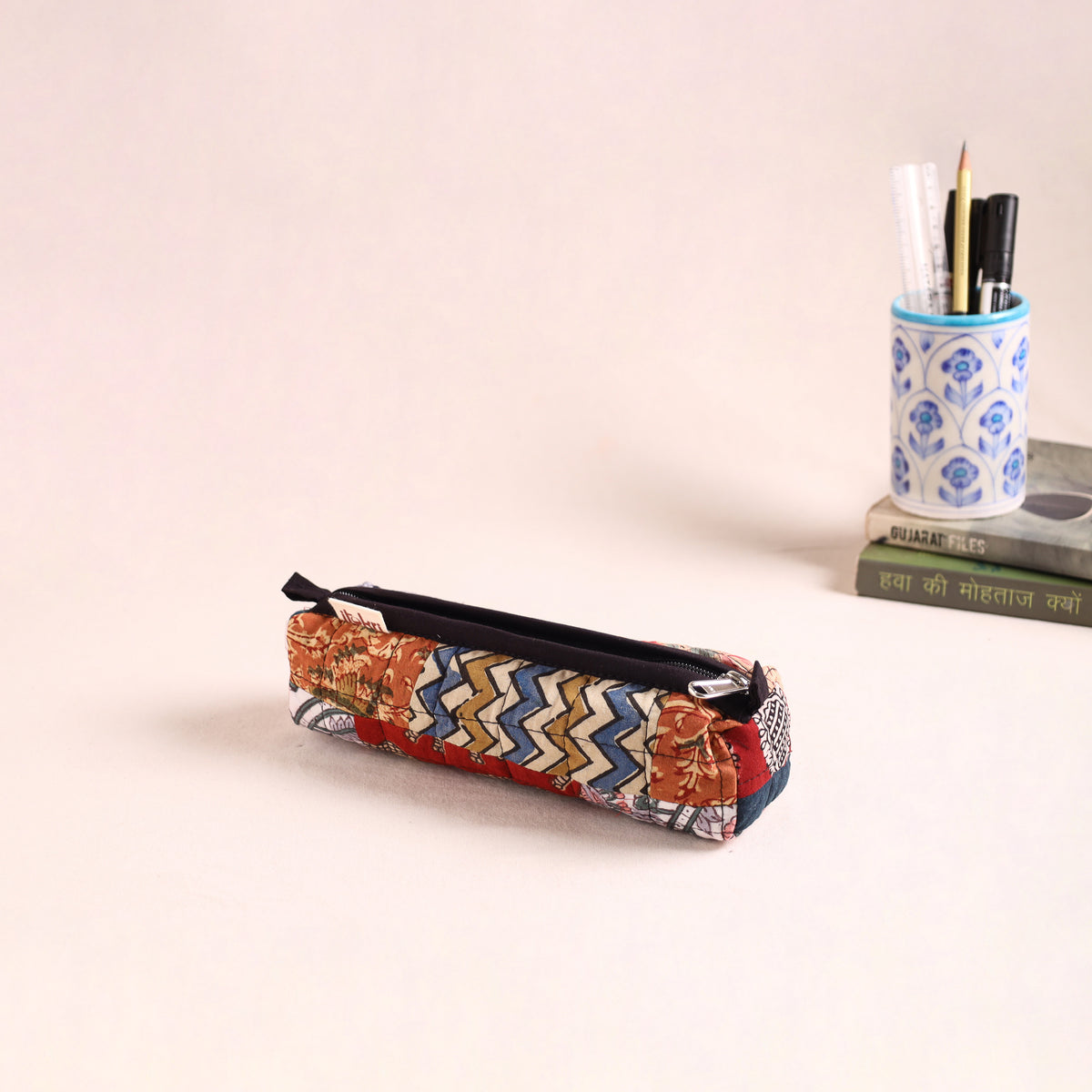 Patchwork Quilted Pencil Pouch 33