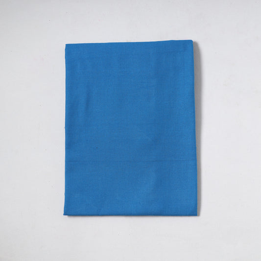 Blue - Jhiri Pure Handloom Cotton Precut Fabric (1.8 meter) 23