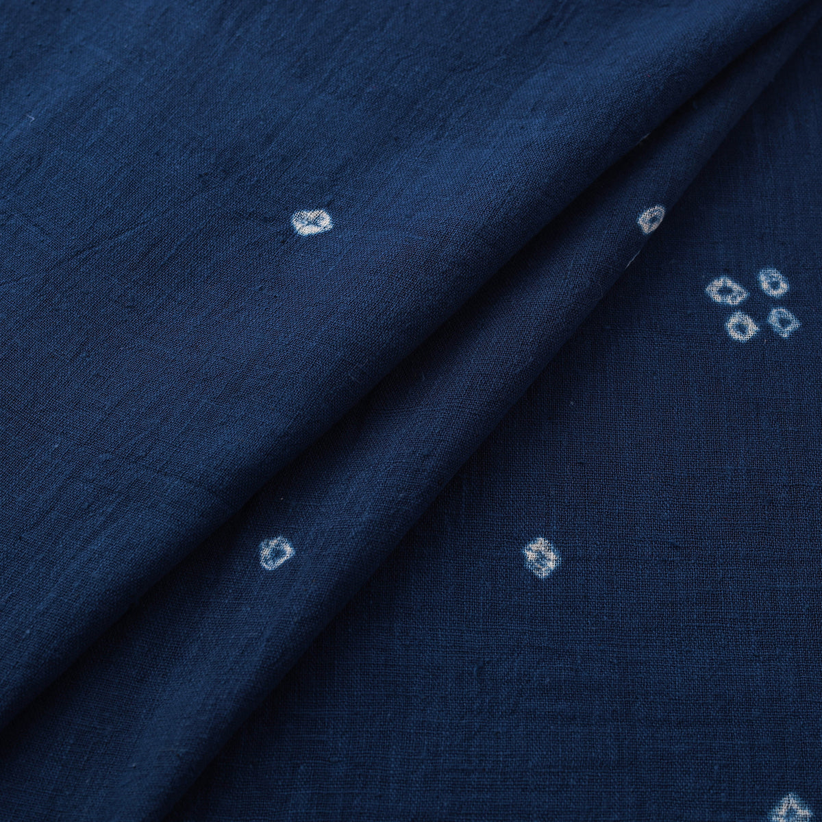 Kutch Organic Kala Cotton Pure Handwoven Bandhani Fabric 21