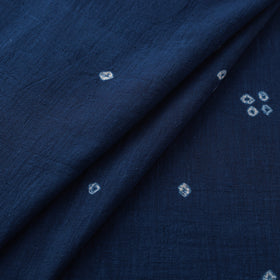 Kutch Organic Kala Cotton Pure Handwoven Bandhani Fabric 21