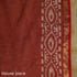 Red Kota Doria Cotton Hand Batik Print Saree