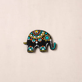 Handpainted Mandala Art Wooden Fridge Magnet 36
