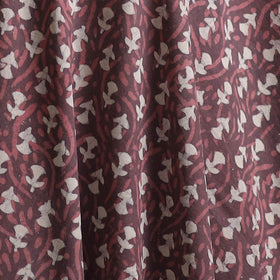 Peach - Bagru Dabu Hand Block Print Natural Dyed Cotton Fabric 59