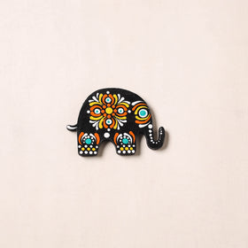 Handpainted Mandala Art Wooden Fridge Magnet 37