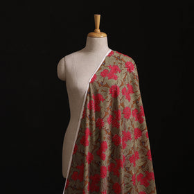 Rasa Lobhi Champa Motif Floral Hand Block Printed Cotton Fabric 04