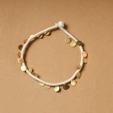 Buy Handcrafted Patwa Thread & Sequin Work Anklet 68 Online at iTokri.com