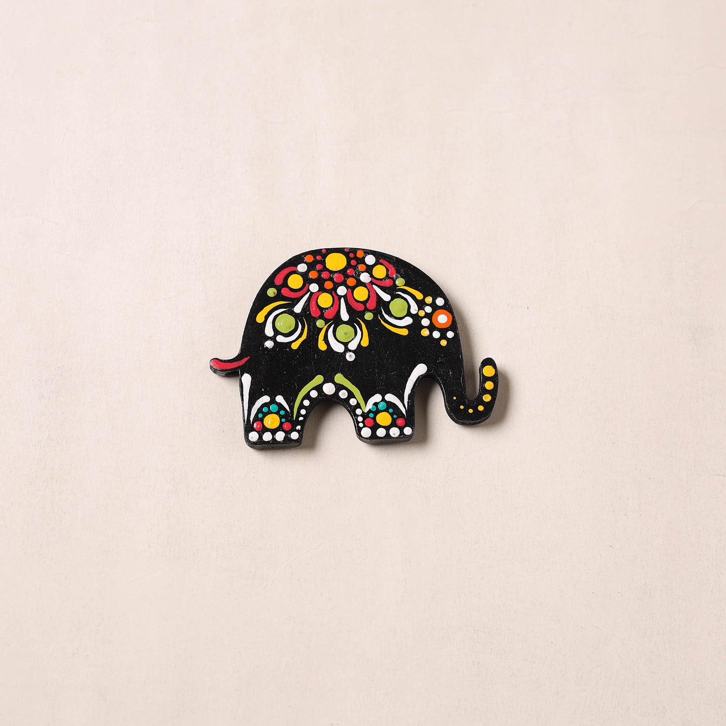 Handpainted Mandala Art Wooden Fridge Magnet 38