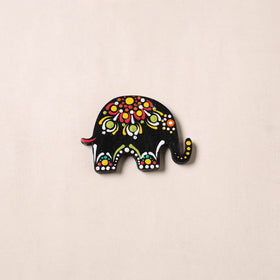 Handpainted Mandala Art Wooden Fridge Magnet 38