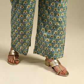  Block Print Cotton Sanganeri Palazzo 