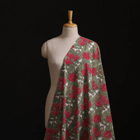 Rasa Lobhi Champa Motif Floral Hand Block Printed Cotton Fabric 02