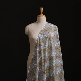 Rasa Lobhi Champa Motif Floral Hand Block Printed Cotton Fabric 01