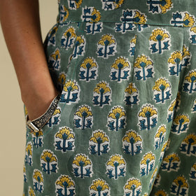  Block Print Cotton Sanganeri Palazzo 