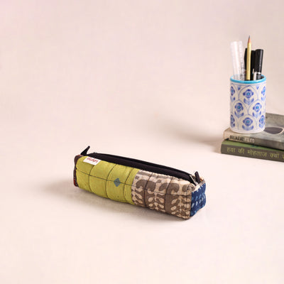 Patchwork Quilted Pencil Pouch 36