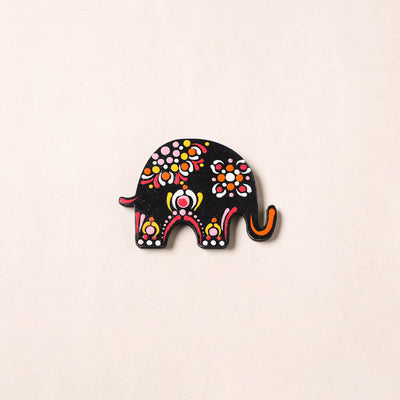 Handpainted Mandala Art Wooden Fridge Magnet 39