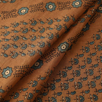 Ajrakh Hand Block Printed Mul Cotton Fabric