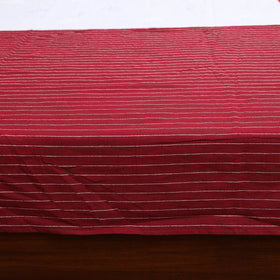 Maroon - Patchwork Cotton Double Jacquard Bedsheet Set 08