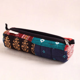 Patchwork Quilted Pencil Pouch 37