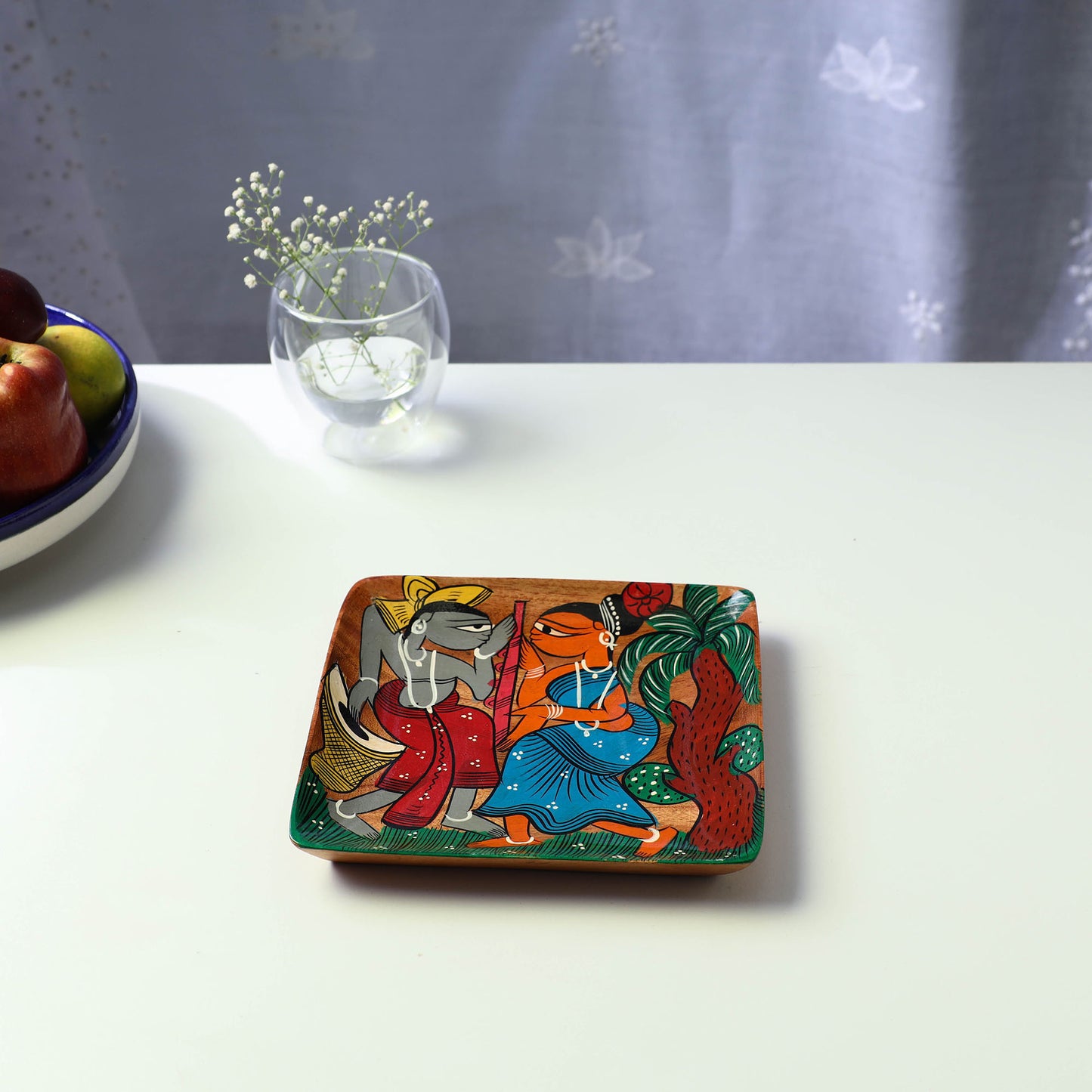 Hand Painted Wooden Tray