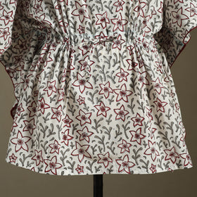 Sanganeri Block Print Cotton Kaftan (Short)