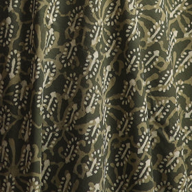 Green - Bagru Dabu Hand Block Print Natural Dyed Cotton Fabric 62