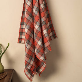 Multicolor - Honeycomb Handloom Cotton Bath Towel From Dehradun